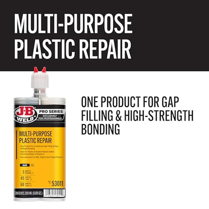 J-B Weld Multi-Purpose Plastic Repair - 200ml - 2 Mixers Included