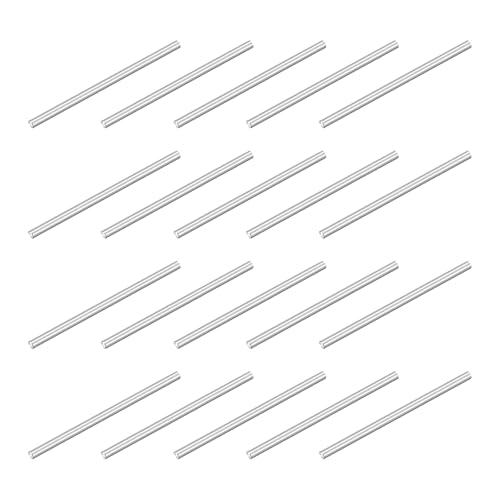 uxcell 120Pcs M1x20mm 304 Stainless Steel Dowel Pin, Cylindrical Shelf Support Peg Pin Parallel Pin Fastener for Mechanical Manufacturing, Industry, Furniture Installation, Silver - size: M1x20mm