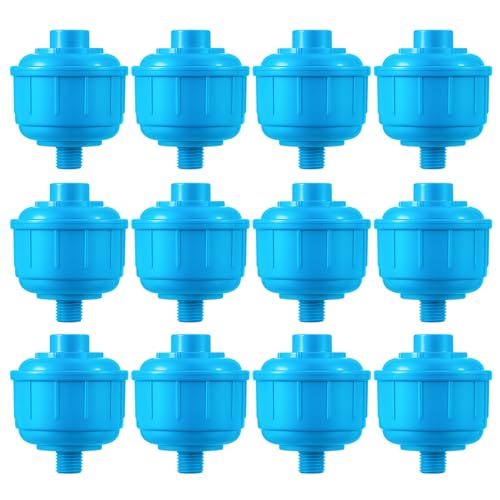Huquary 12 Pcs Disposable Mini Air Water Trap Filters,Light Blue - color: Light Blue