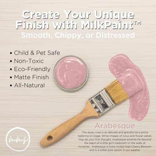 Miss Mustard Seed's Milk Paint for Furniture, Cabinets & Wood, Arabesque, Sample - color: Arabesque, size: 1 Ounce (Pack of 1)