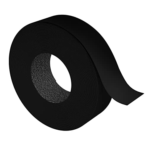 Melamine Edge Banding, 1 1/2 inch x 25ft roll of Veneer Black Edge Banding Pre-glued, Real Wood Tape Banding for Cabinet Repair Furniture Restoration - color: Black, size: 1 1/2"x 25ft