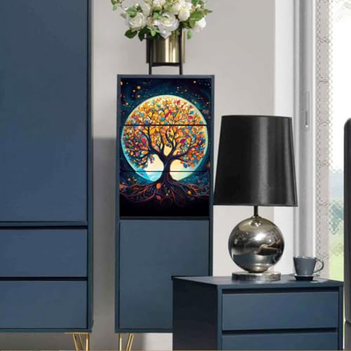Peacoblue Tree of Life Rub On Transfers for Furniture Craft 6"x12" - style: Tree of Life