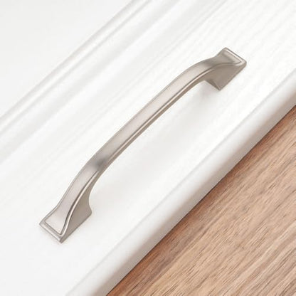 KOOFIZO 10 Pack 3-3/4 in Brushed Nickel Cabinet Pulls, Drawer Handles 1958 - color: Brushed Nickel, size: 3-3/4" CC