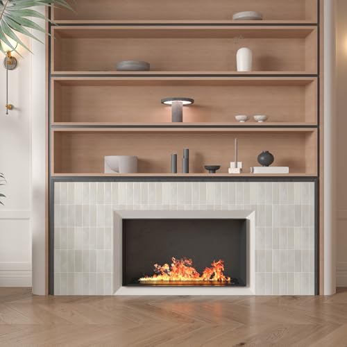CHIHUT 16 Sheets Glossy Beige Peel and Stick Backsplash for Bathroom RV Self Adhesive Waterproof 3D Subway Kitchen Backsplash Tiles Removable Thicken Rectangle Vinyl Shower Wall Tile Sticker 12"X12" - color: Beige, size: 16 Tiles