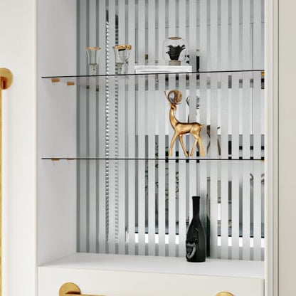 Silver Mirror Stripe Peel and Stick Wall Panel Soundproof 12×118" - color: Silver, size: 11.8" x 118"
