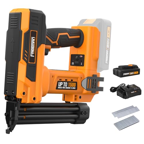 Freeman 20V Cordless 2-in-1 Nailer Kit – 1500 Shots/Charge | PE20VBR9032