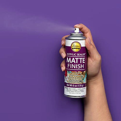 Aleene's Spray Acrylic Sealer, Matte Clear Finish, 6 oz - color: Clear - Matte