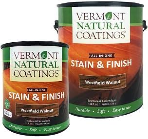 Vermont Natural Coatings PolyWhey Stain & Finish - Westfield Walnut - Gallon - color: Westfield Walnut, size: Gallon