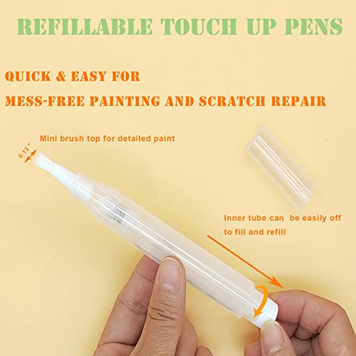 Touch Up Paint Pen, 3 Pack, Refillable Empty Brush Pen - size: Small