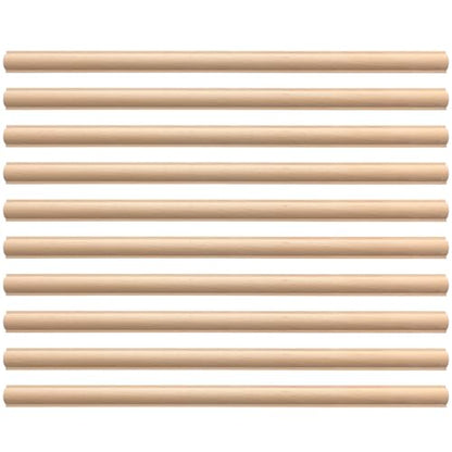 Nuanchu 12 Pcs Unfinished 3D Wood Trim Decor, Cylinder, 20mm - size: 20mm, style: Cylinder
