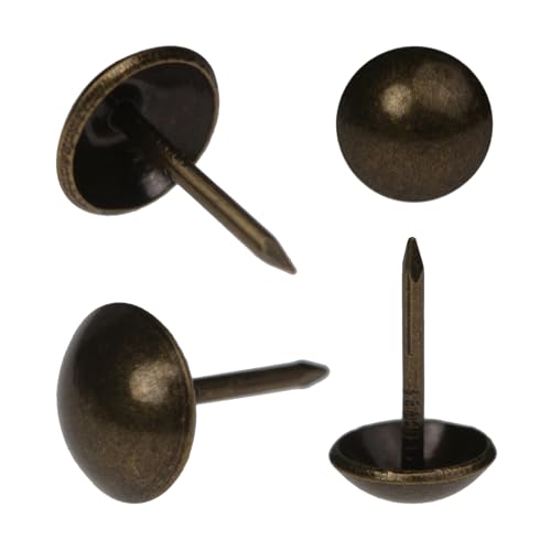 Upholstery Tacks for Furniture Upholstery Nails Tacks for Decorative 100Pcs - color: Bronze