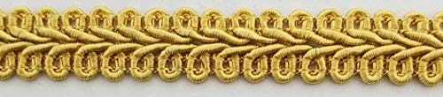 1/2" Chinese French Braid Gimp Trimming - 10 Continuous Yards - Many Colors! (Mustard) - color: Mustard