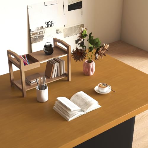 PeonyQueen Wood Grain Contact Paper Peel and Stick Wallpaper 17.8"x197" - size: 17.8" x 197"