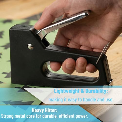 Mr. Pen- Light Duty Staple Gun with 2000 Staples, 5/16 inch
