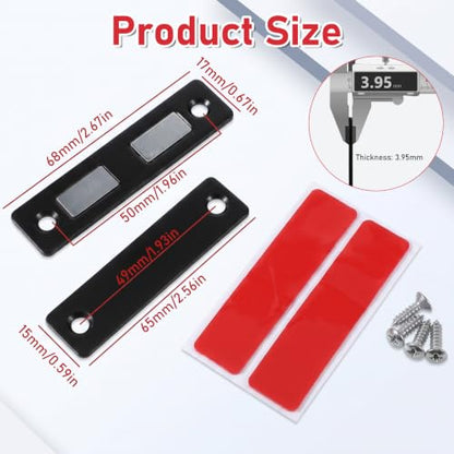 3 Pack Door Magnetic Catch, 30 Lb Heavy Duty Cabinet Magnets Screw in