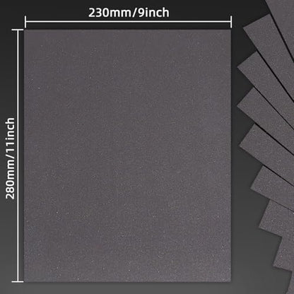 800 Grit Sand Paper, 9 x 11 Inch, 10 Pcs Wet Dry Sandpaper Sheets, Silicon Carbide for Wood, Metal, Automotive Sanding and Polishing, Waterproof and Durable - style: 800 Grit