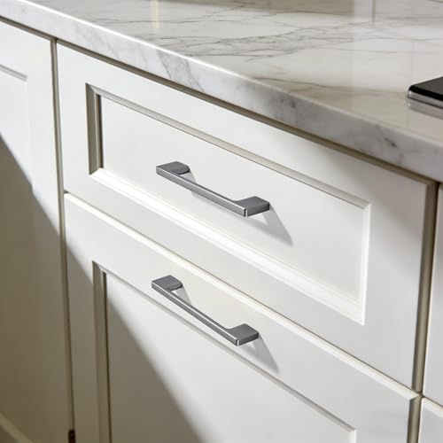 TUNNY 10 Pack Classic Cabinet Handles-6.3"/160mm Screw Spacing Brushed Black Furniture Hardware Handles for Kitchen Cabinets Bedroom Cabinet Pull - color: Brushed Black, size: 6.3"(160mm)Hole Center