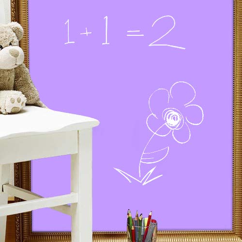 Chalkboard Blackboard Paint - Matte Finish [Purple] - (8.5oz Cover 32 sf) - color: Purple, style: 8.5oz Metal Can