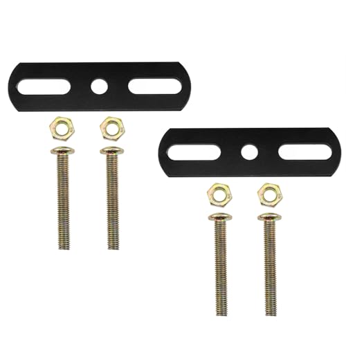 2 Set Black Bed Reinforcement Kit with Bolts