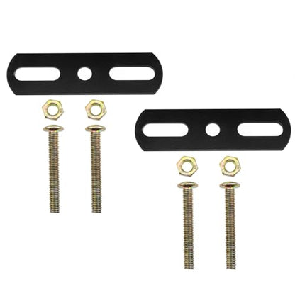 2 Set Black Bed Reinforcement Kit with Bolts