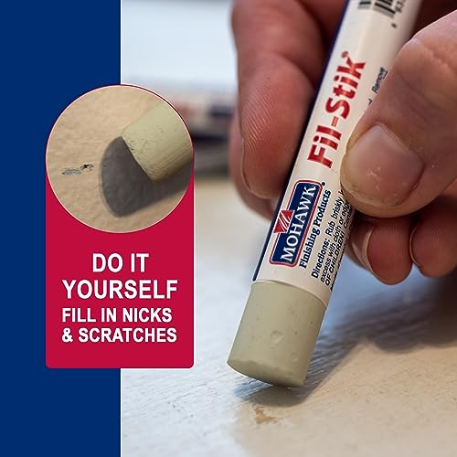 Mohawk Fil-Stik, Wax Putty Stick for Wood Repair, English Leather, M230-0051, 1 Count