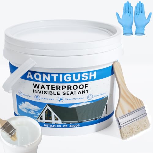 Transparent Waterproof Sealant for Indoor & Outdoor Repairing Leak 1 Gallon - size: 1 Gallon
