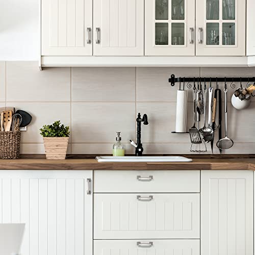 Ravinte Brushed Nickel Cabinet Handles Cabinet Pulls, 3 Inch, 10 Pack - color: Brushed Nickel, size: 3 Inch Hole Center