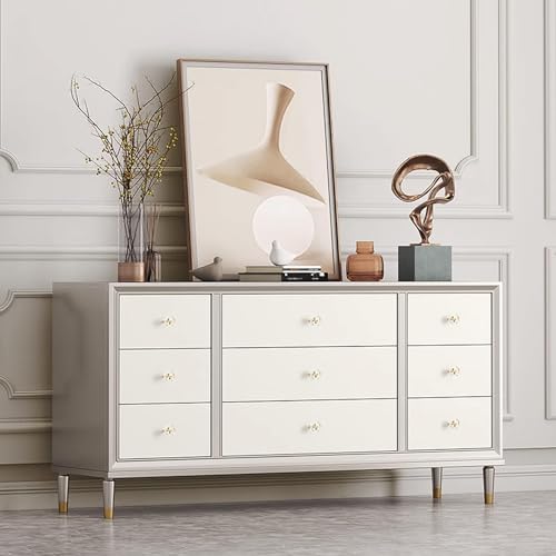 Guank 24-Pack 1-1/4-Inch Gold knob Dresser knobs White Cabinet Glass Crystal knobs Brass Drawer Polygonal Dresser Pulls, Drawer pulls - color: Polygonal-1.2inch, size: 24 Pack