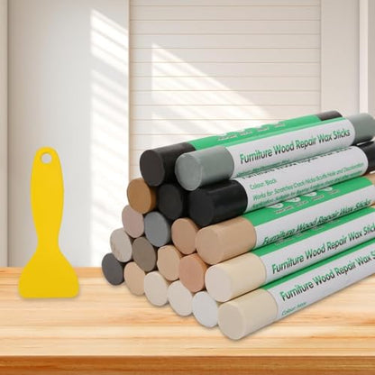 Furniture Markers Touch Up, 20 Colors Wood Filler Sticks- Mixed Series - color: Mixed Series