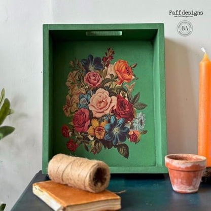Dixie Belle Transfer - Antique Flora - (3) 8� x 12"" Sheets