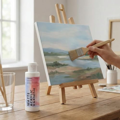 4.06 fl oz Matte Varnish Clear Paint Sealer for Acrylic Painting - style: Matte
