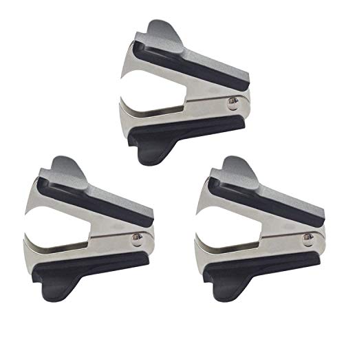 ZZTX 3 Pack Staple Remover Black