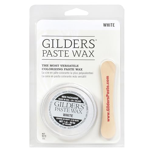 paste, Gilders paste wax 1 ounce canister, gilders wax paste 30 ml canister (WHITE)