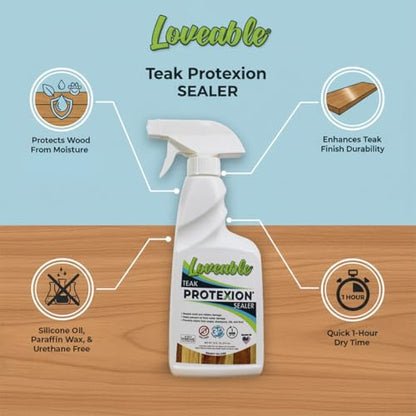 EcoDecors Teak Oil Spray With Teak Sealer Combo Pack - style: Teak Oil - Sealer Combo