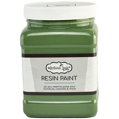 Rethunk Junk Resin Paint - 32floz (Eucalyptus) - color: Eucalyptus