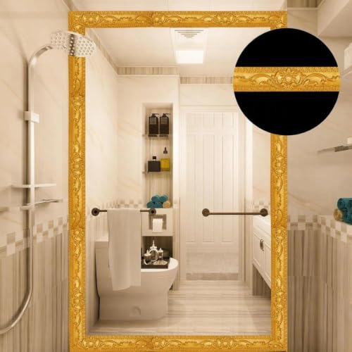 Flexible Molding Trim Wall Trim 16.4 Feet (Warm Gold) - color: Gold