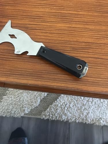 Edward Tools 10 in 1 Painters Tool - All in One Paint Scraper, Putty Knife, Taping Knife, Nail Puller, Gouger, Hammer, Screwdriver - Strong Handle - Sharp Premium Beveled Blade - Hammer End