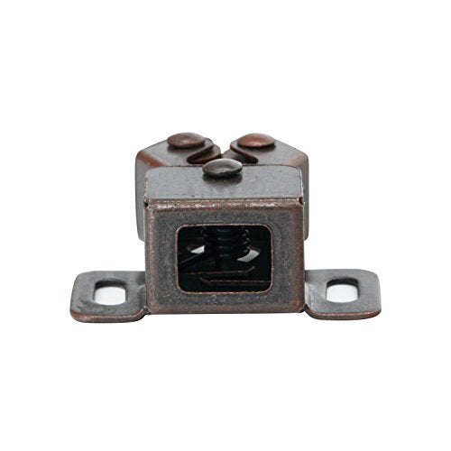 10 Pack Rok Hardware Roller Catch Brown Oil-Rubbed Bronze Copper Finish Heavy Duty Latch for Cabinet Closet Doors ROKRLCS