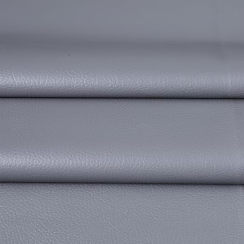 Marine Vinyl Upholstery Faux Leather Fabric, 2 Yards Gray - color: Dark Gray, size: 2 Yards 55" x 72" (Pre-cut)