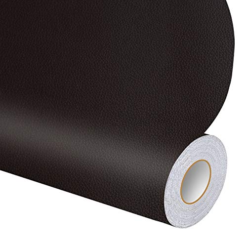 Leather Repair Kit, Large Vinyl Repair Patch for Couches Furniture - color: Black, size: 17.3x78.7 inch