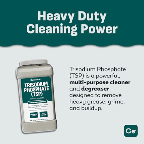 Coolinario Trisodium Phosphate TSP Cleaner (1 GAL-5.5 LB) Home & Industrial