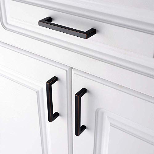 KOOFIZO 10 Pack 3-3/4 in Oil Rubbed Bronze Cabinet Pulls Drawer Handle 1816 - color: Oil Rubbed Bronze, size: 3-3/4" CC - 10Pcs