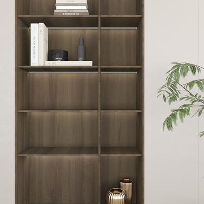 TOTIO Taupe Wood Grain Wallpaper Peel and Stick Dark Walnut Wood Contact Paper 16x78inch Matte Thickened Waterproof Self-Adhesive PVC Wall Sticker Counter Top Stick Paper Wood Vinyl Wrap for Cabinet - color: Taupe, size: 16" x 78"