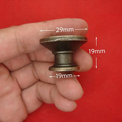 dophee 5Pcs Vintage Style Little Drawer Knobs with Screws, 1.14"x0.75" - size: 5 Pieces
