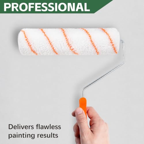 Wesquer Paint Roller Kit with Extension Pole Wall Painting Supplies Set