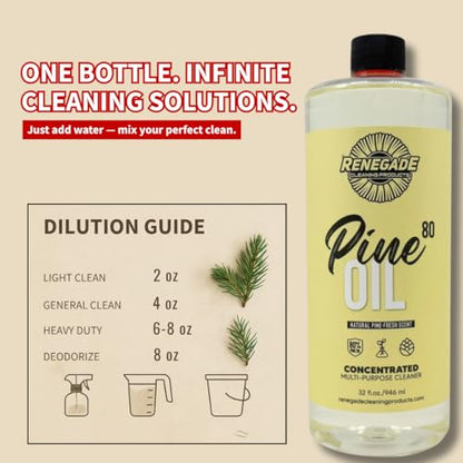 Renegade Pine Oil 80 Concentrated Floor & Surface Cleaner