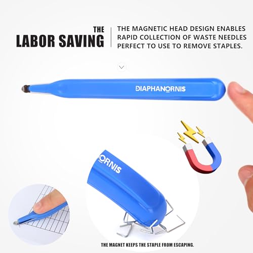 Magnetic Staple Remover, 6 Pack Professional Stapler Removers Tools Staple Remover Remover for Classroom Must Haves, Home School Office