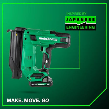 Metabo HPT Brad Nailer, 18 Gauge Cordless, 18V Kit, NT1850DG - style: NT1850DG - Includes Battery and Charger