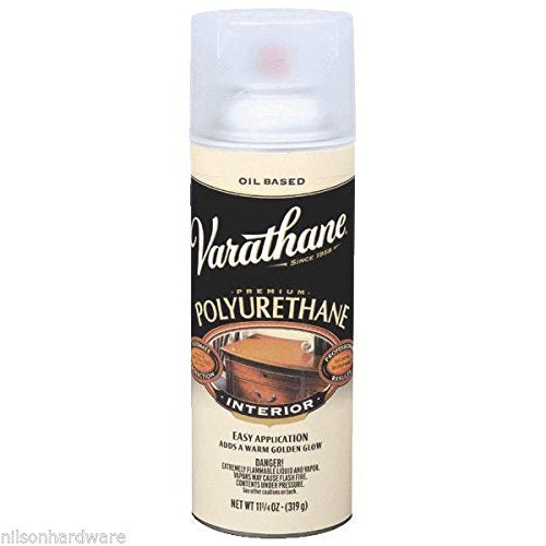 3 Pk 11.25 oz Clear Gloss Varathane Interior Spray Polyurethane 9081