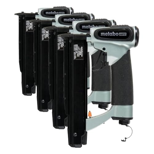 Metabo HPT Pin Nailer,Pro-Preferred Pneumatic Power Nailers for Cabinets,Trim,and Crafting,Makes Invisible Holes,Lightweight 2.0 lbs Tool,23 Gauge,5/8" to 1-3/8" Headless Micro Pins,NP35A (Pack of 4) - size: Pack of 4